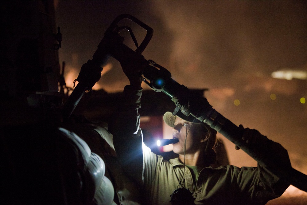 TS Company conducts Combat Logistics Patrol for maintenance and supply operations