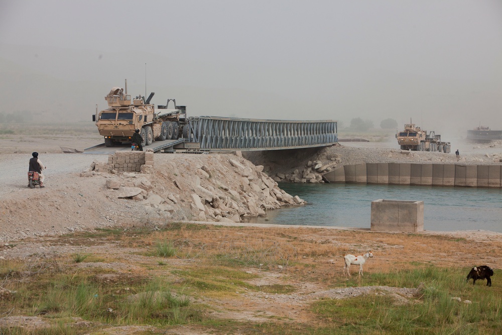 TS Company conducts Combat Logistics Patrol for maintenance and supply operations