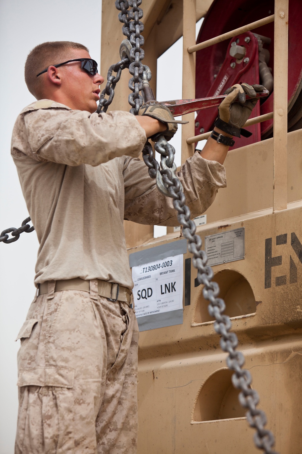 TS Company conducts Combat Logistics Patrol for maintenance and supply operations