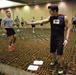 US Army Reserve senior leaders work out with Tony Horton
