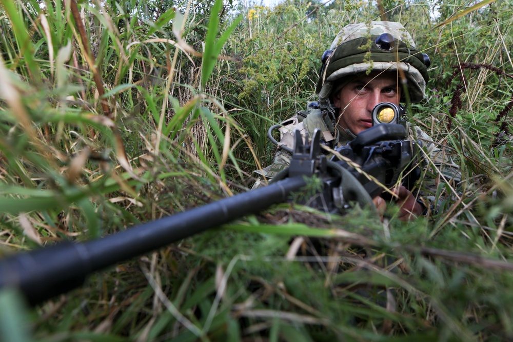 Regimental Combat Team mission rehearsal exercise