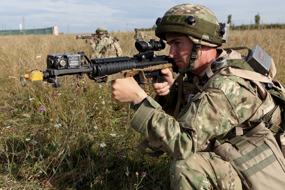 Regimental Combat Team mission rehearsal exercise