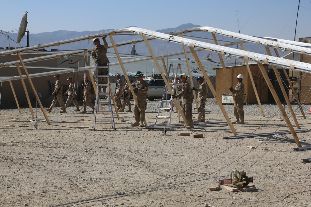 Tactical operation center at FOB Lightning