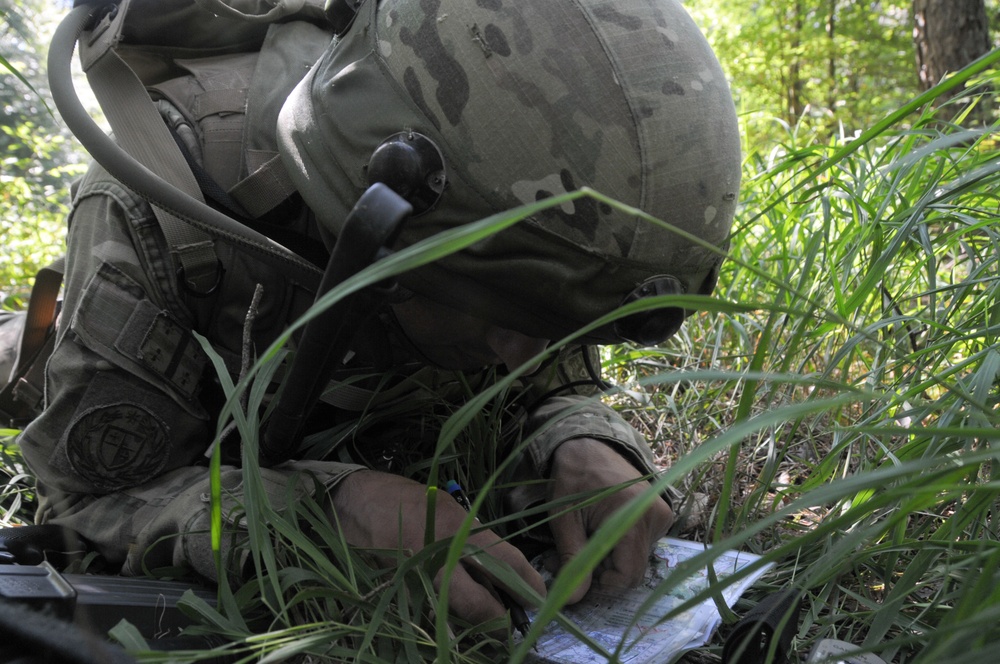 Regimental combat team mission rehearsal exercise
