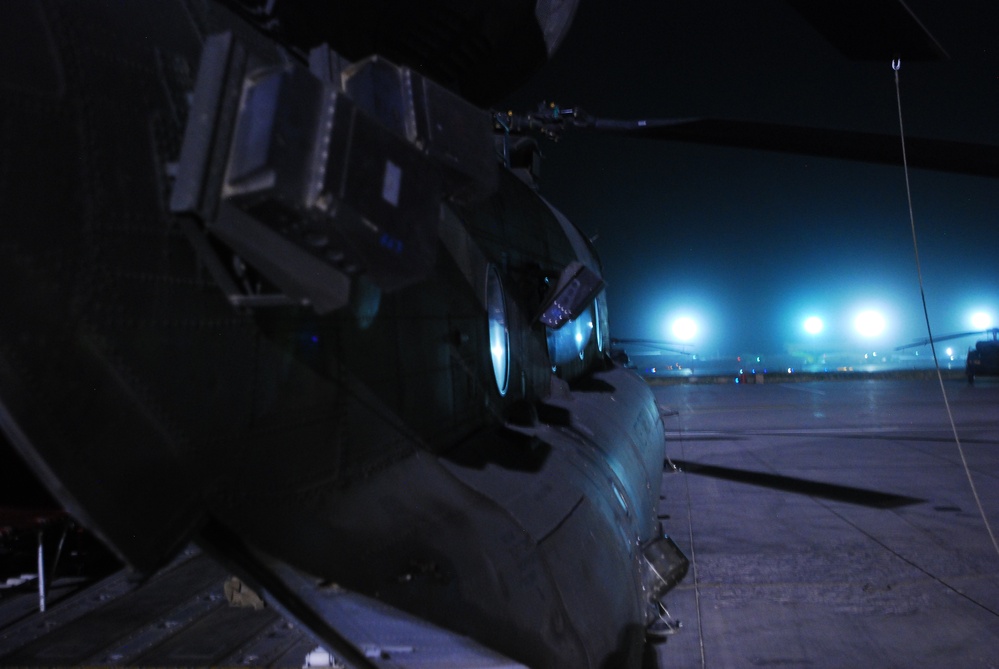Task Force Falcon performs night operations