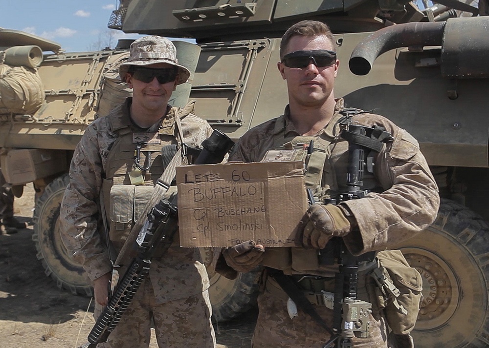 Shout out to the Buffalo Bills from Marines in Australia
