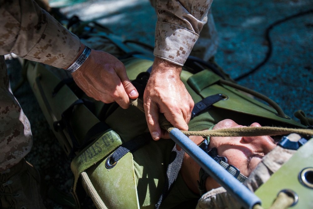 22nd MEU BLT Marines climb to the top in SOTG assault climbers course