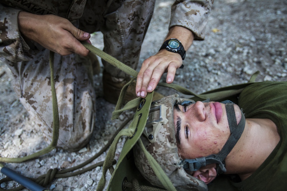 22nd MEU BLT Marines climb to the top in SOTG assault climbers course