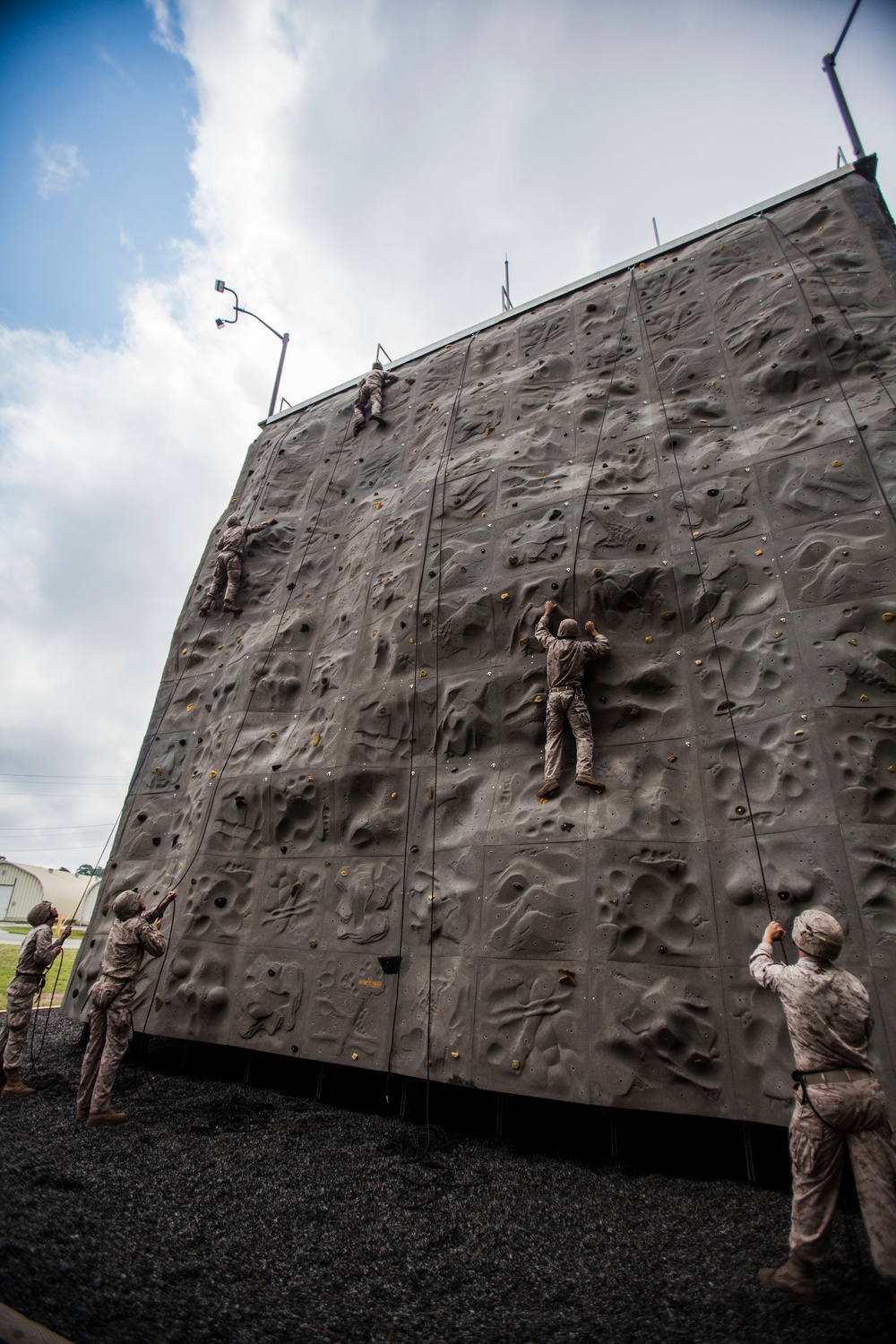 22nd MEU BLT Marines climb to the top in SOTG assault climbers course