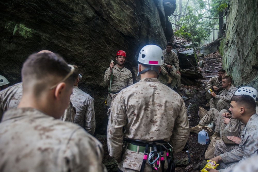 22nd MEU BLT Marines climb to the top in SOTG assault climbers course