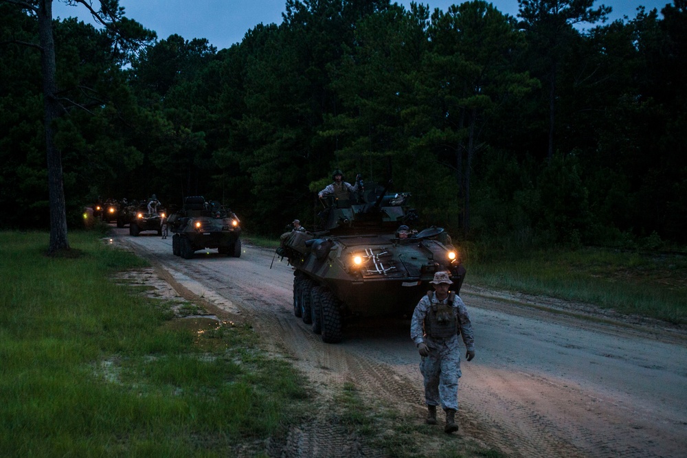 22nd MEU LAR Marines complete motorized raid course