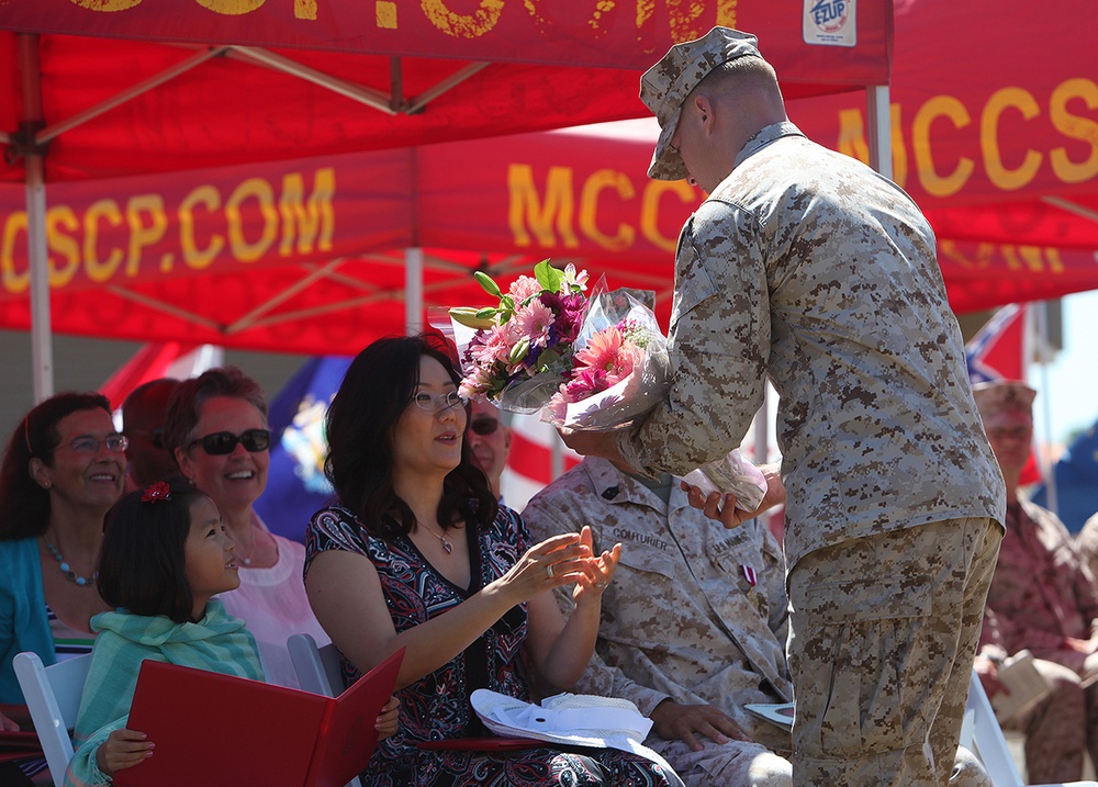 Master Gunnery Sergeant retires after 21 years of honorable service