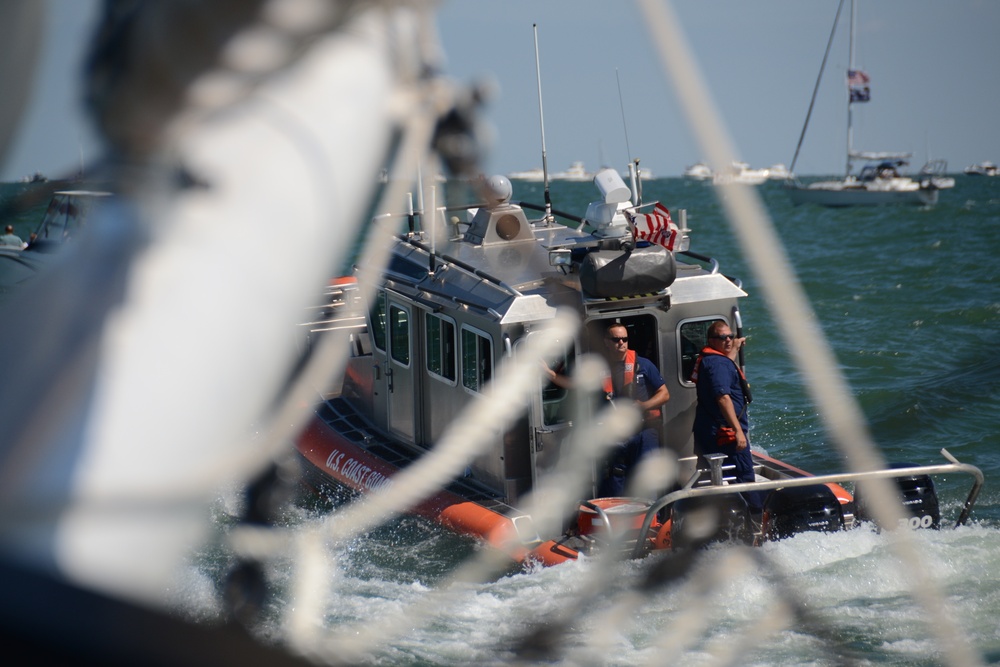 Coast Guard enforces safety zone during Battle of Lake Erie Bicentennial