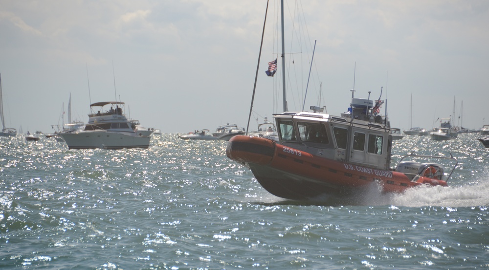 Coast Guard enforces safety zone during Battle of Lake Erie Bicentennial