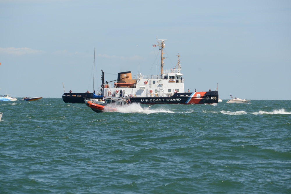 Coast Guard enforces safety zone during Battle of Lake Erie Bicentennial