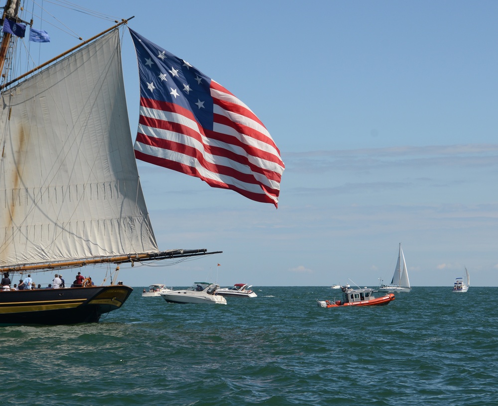 Coast Guard enforces safety zone during Battle of Lake Erie Bicentennial