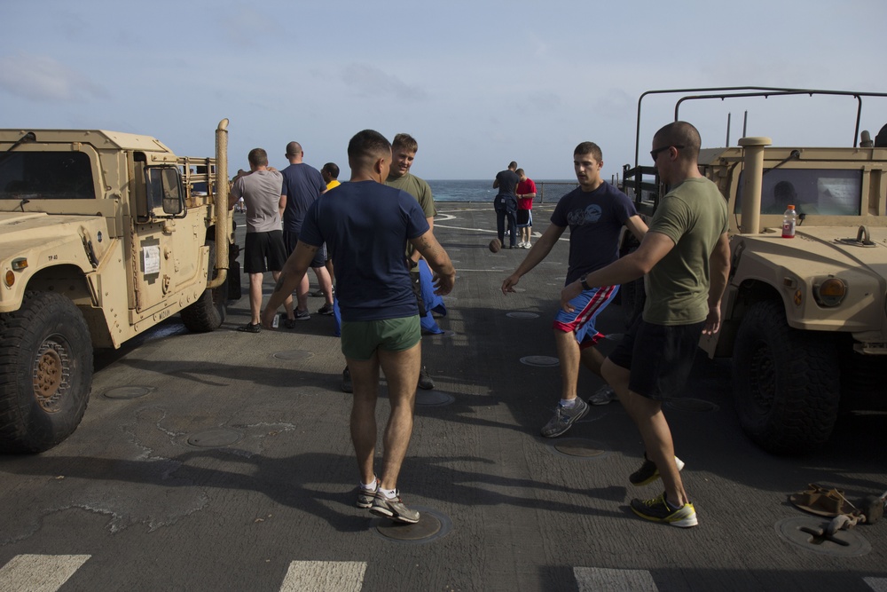 USS Carter Hall steel beach