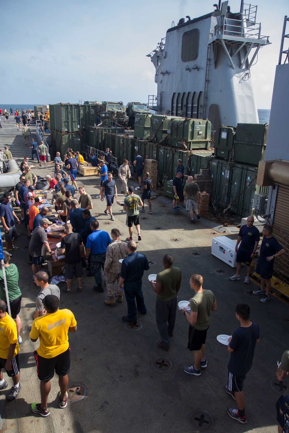 USS Carter Hall steel beach