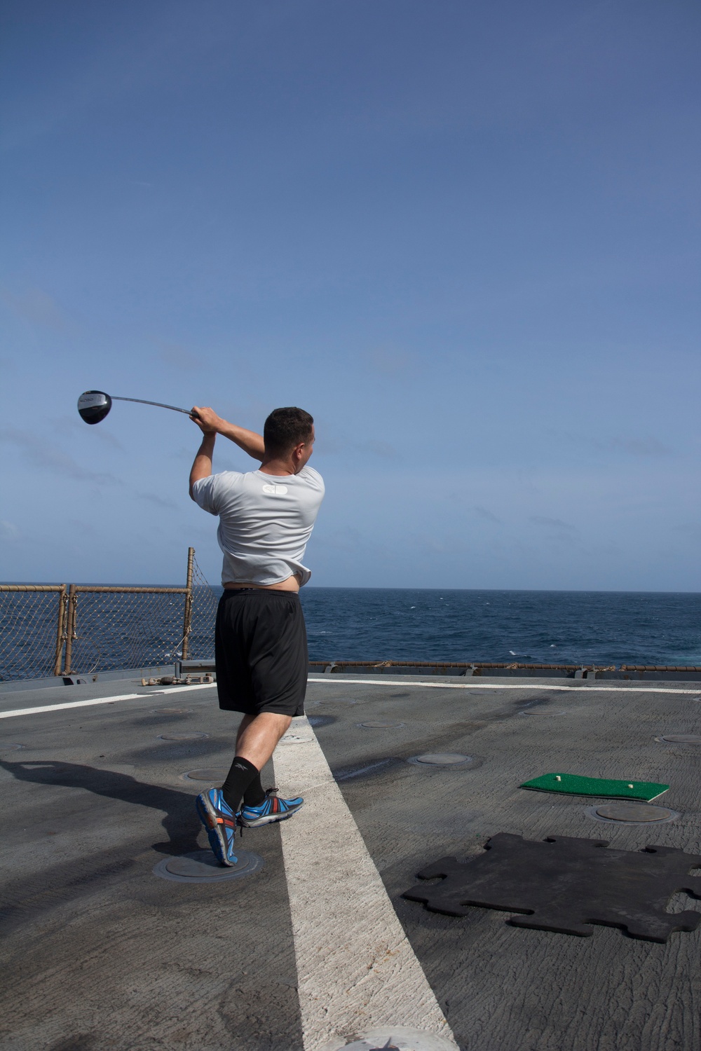 USS Carter Hall steel beach