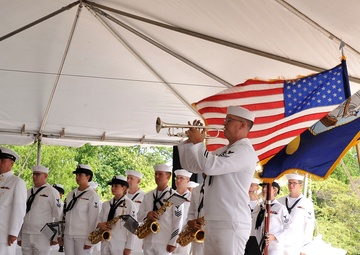 USS Missouri Memorial Association commemorates 68th anniversary of the end of World War II, unveils statue of Fleet Adm. Chester W. Nimitz
