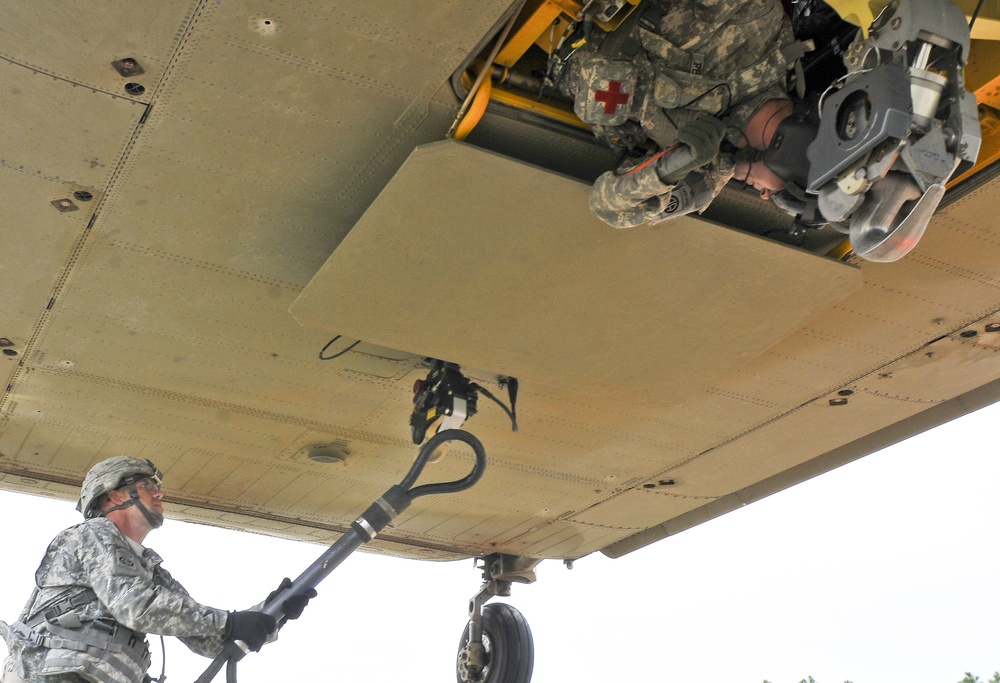 Black Falcons Train for Sling-Load Operations