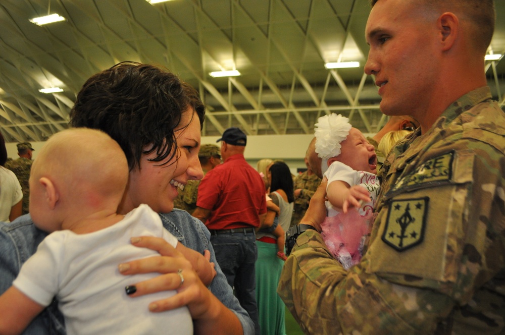 First-time dad redeploys