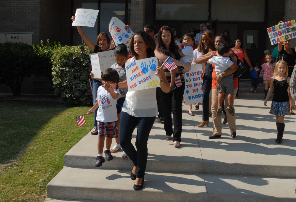 81st Civil Affairs Battalion welcome home ceremony