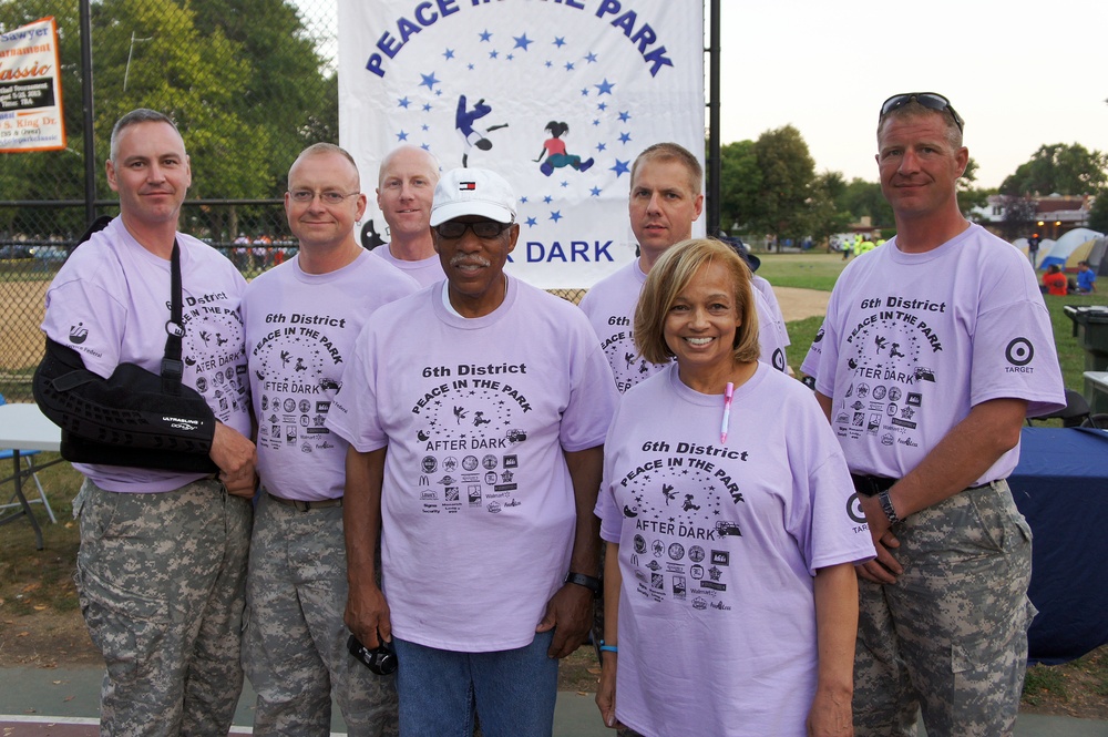 Wisconsin National Guard supports Peace in the Park after Dark