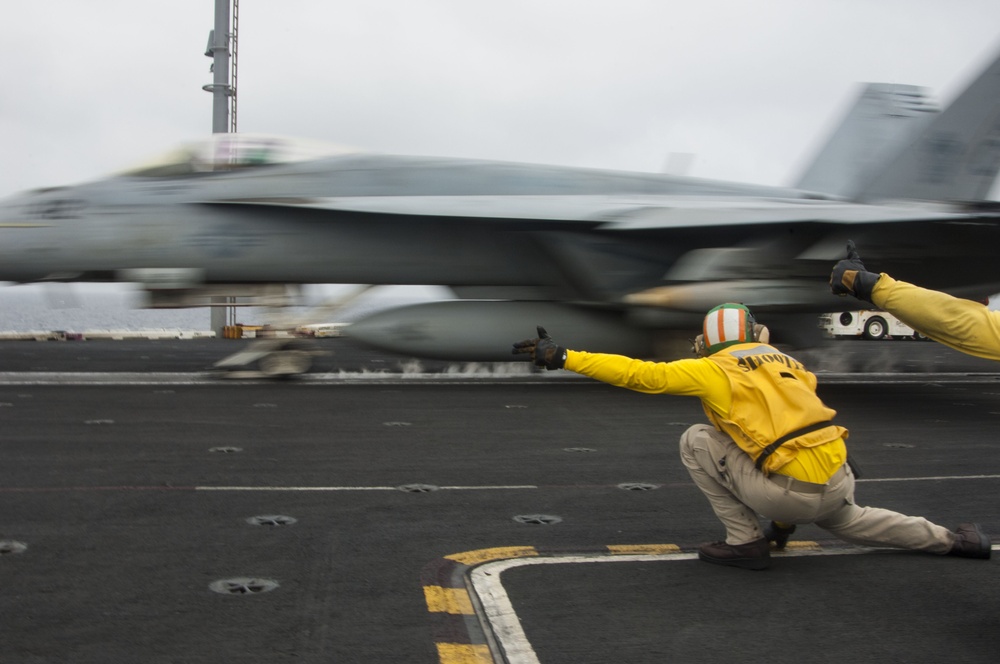 USS Harry S. Truman flight deck operations