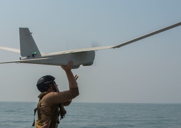 Commander, Task Group 56.7.4, Coastal Riverine Squadron 4, Puma AE unmanned aerial vehicle training