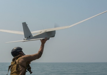 Commander, Task Group 56.7.4, Coastal Riverine Squadron 4, Puma AE unmanned aerial vehicle training