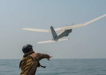 Commander, Task Group 56.7.4, Coastal Riverine Squadron 4, Puma AE unmanned aerial vehicle training