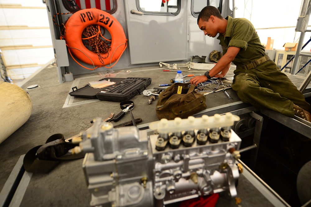 CTG 56.7 MaintainersCommander, Task Group 56.7 boat maintenance