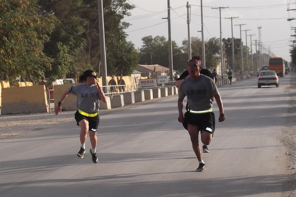 Triple Nickel soldiers stay fit as deployment wraps up