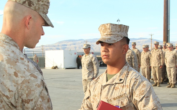 Marines recognized for actions during deployment