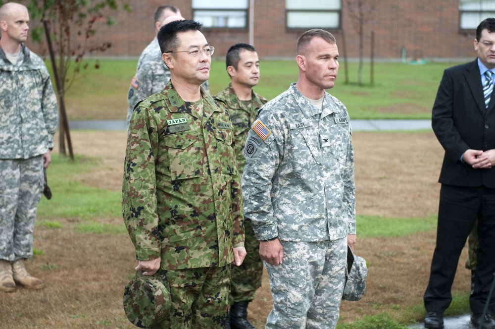 Japan Ground Self-Defense Force pays respects to fallen Arrowhead soldiers