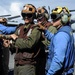 Fire drill aboard USS Boxer