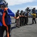 Fire drill aboard USS Boxer