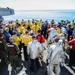 Fire drill aboard USS Boxer