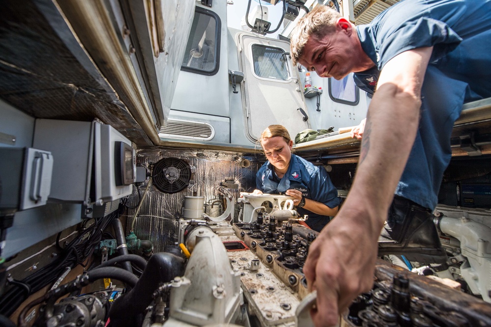 USS Germantown operations