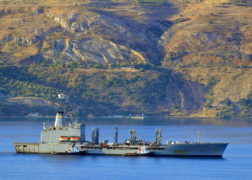 USNS Leroy Grumman arrives in Souda Bay