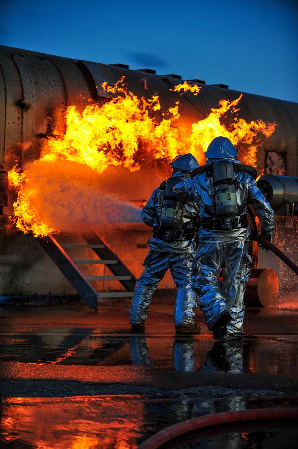 Firefighter training