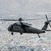 Task Force Falcon UH-60 Black Hawk helicopters transport personnel in eastern Afghanistan