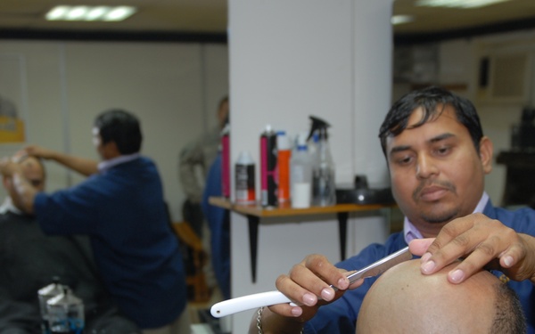 Soldiers Shave Heads To show Support