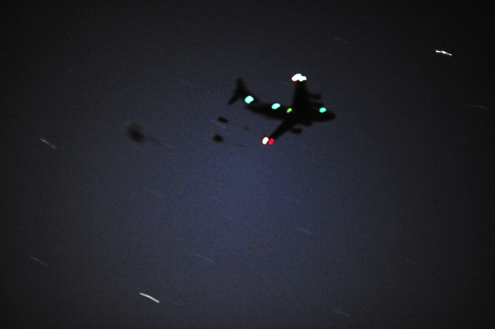 JRTC 13-09 night air drop onto Geronimo