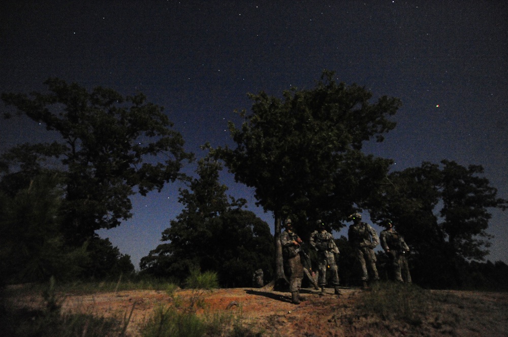 JRTC 13-09 night air drop onto Geronimo