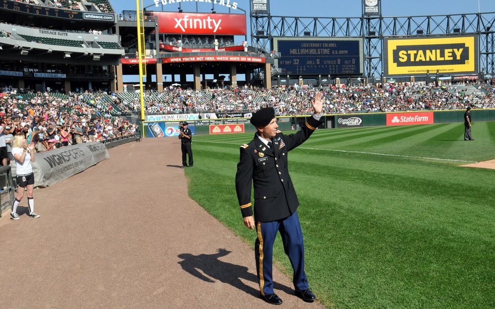 Soldier honored as Hero of the Game