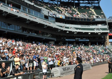 Soldier honored as Chicago White Sox Hero of the Game