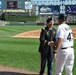 Lt. Col. William Holstine receives recognition at the Chicago White Sox &quot;Hero of the Game&quot;