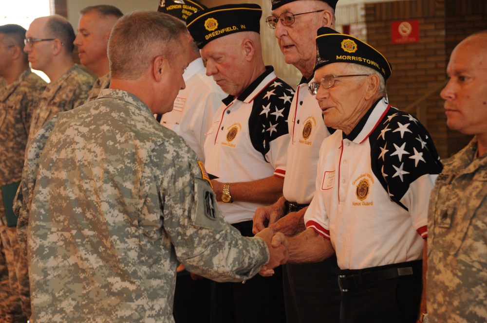 Indiana National Guard hosts Military Funeral Honors Ribbon Inauguration